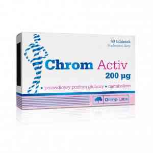 Olimp Chrom Activ - jeden z popularnych suplementów z chromem.