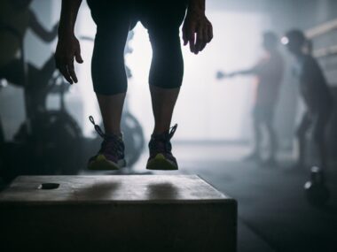 ćwiczenia plyometryczne - box jump