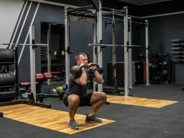 front squat z kettlebell