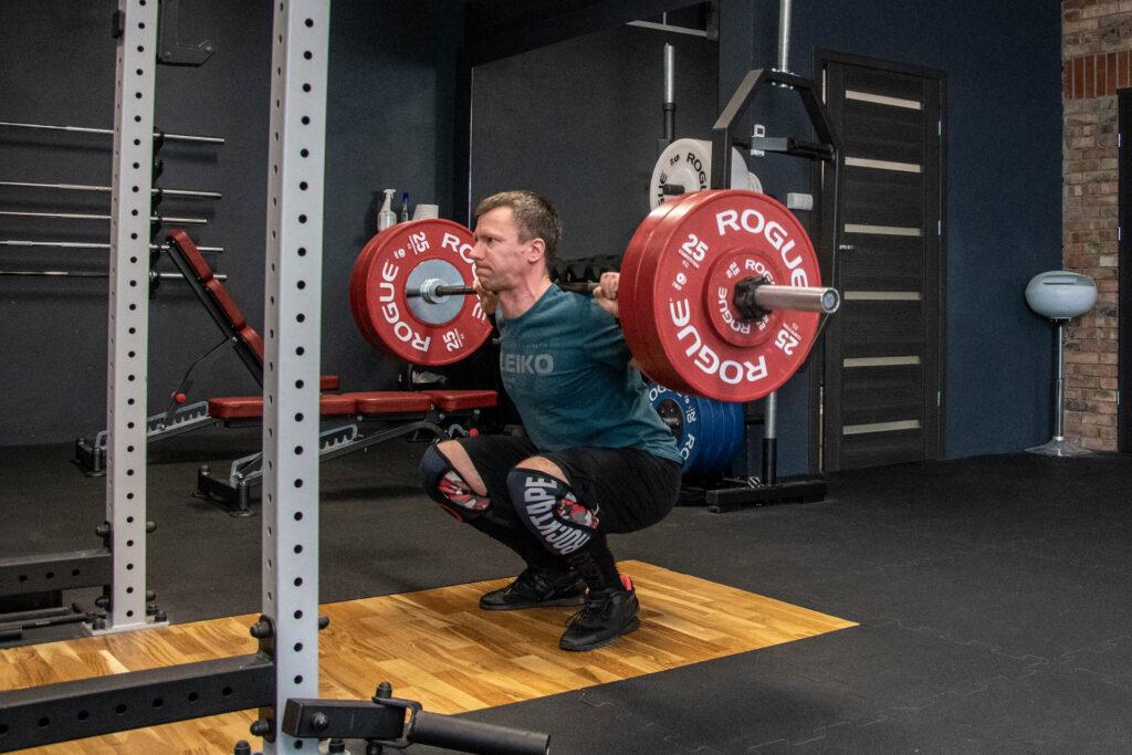 faza ekscentryczna w przysiadzie