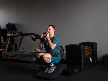 przysiad kolarski - cyclist squat