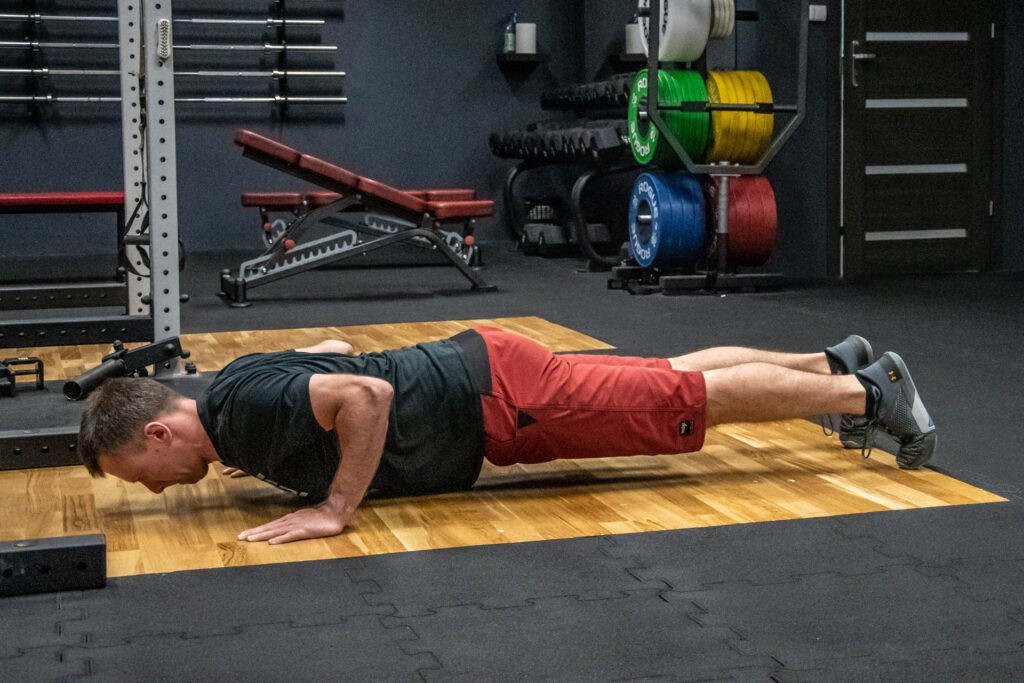 ćwiczenia dla początkujących - pompka