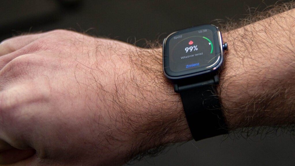 Pulsoksymetr w Amazficie GTS 2 Mini