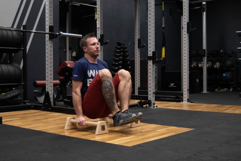 nauka L-sit dla początkujących