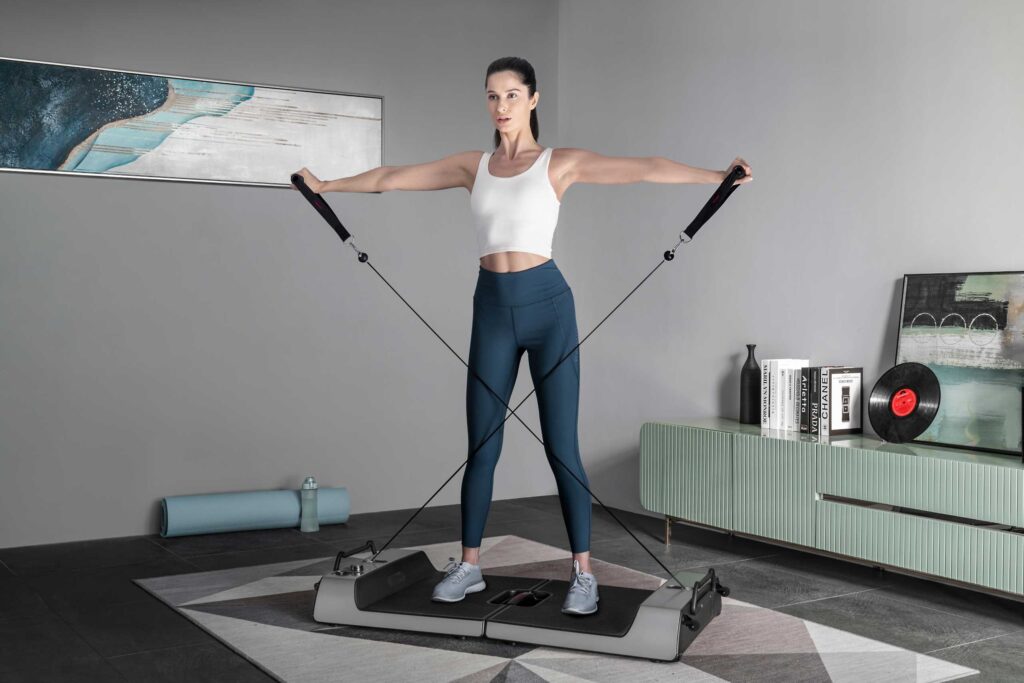 Poznaj innowacyjną stację treningową SmartGym Pro marki ViSHAPE - absolutną nowość na rynku sprzętu treningowego! 1 smartgym pro - stacja treningowa