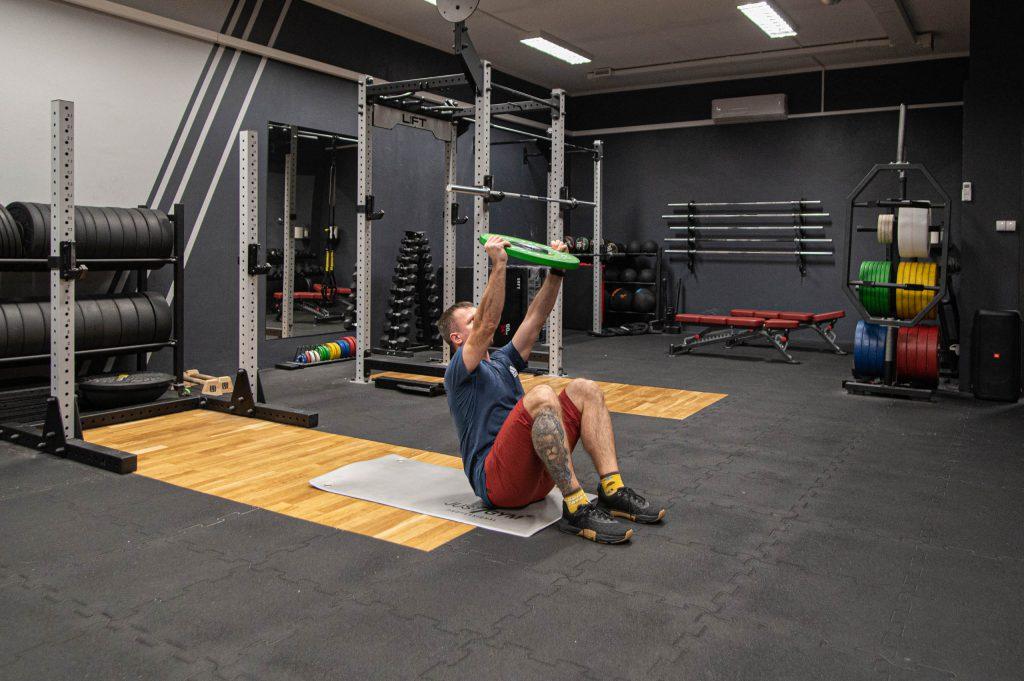 weighted sit-up