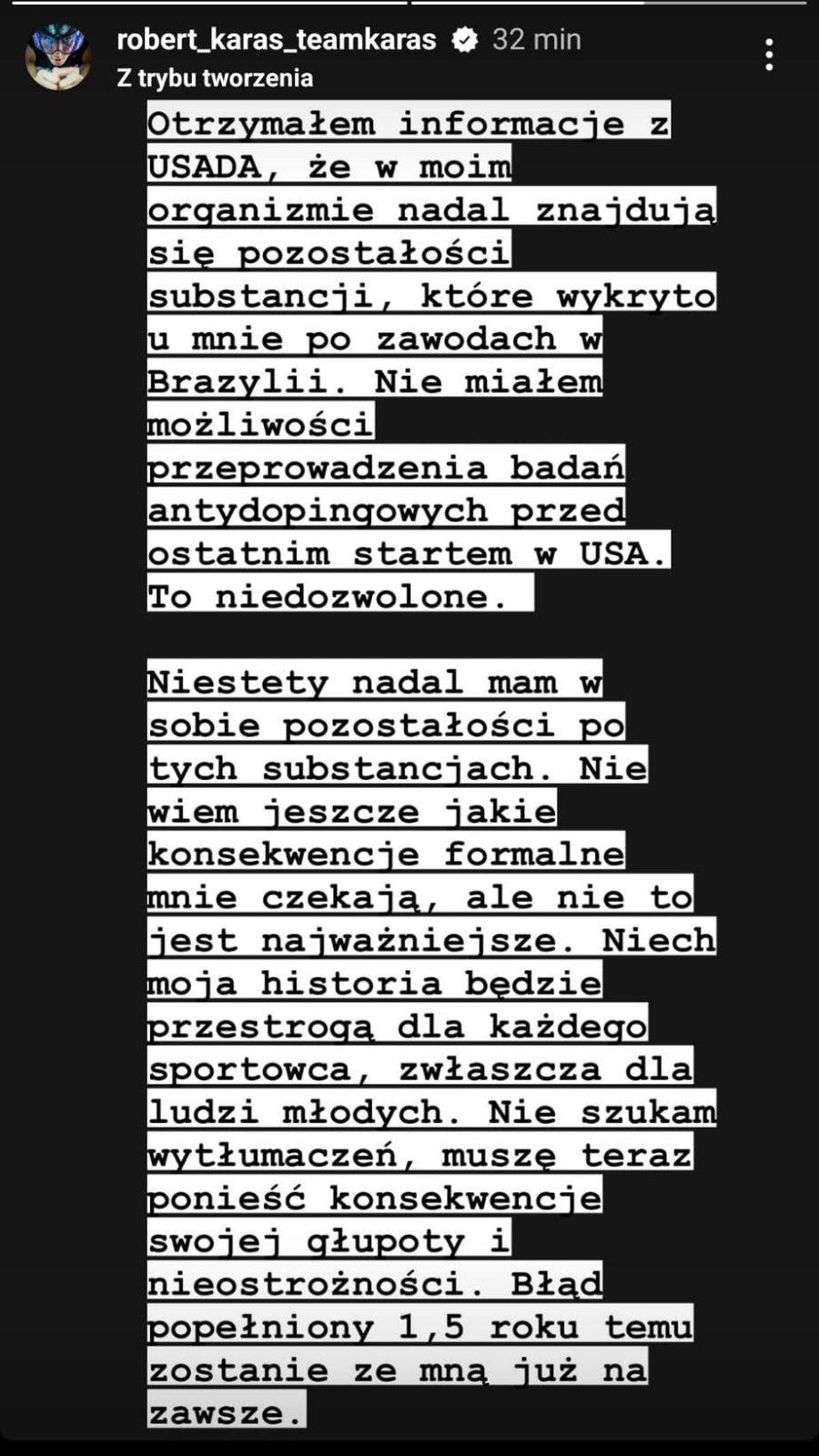 karaś kłamie fanów