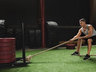 sled pull - element treningu hyrox