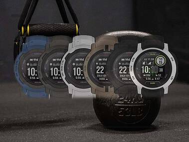 garmin instinct 2 solar na tle kettlebells