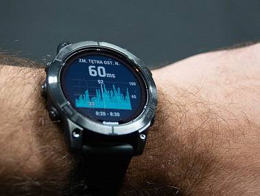 garmin fenix 7 pro zmienność tętna